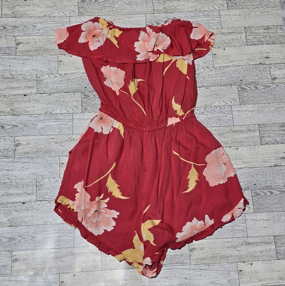 Billabong Women's Pocket Flowers Romper - Picture 8 of 9